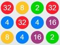 Gioco 2-4-8 collegano numeri identici  in linea