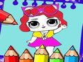 Gioco Libro delle bambole da colorare  in linea