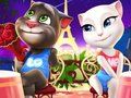 Gioco Talking Tom e Angela Coloring  in linea