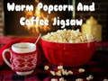 Gioco Jigsaw caldo di popcorn e caffè  in linea