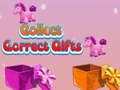 Gioco Raccogli i regali corretti  in linea