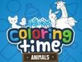 Gioco HelloKids da colorare animali del tempo  in linea