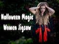 Gioco Puzzle delle donne magiche di Halloween  in linea