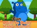 Gioco Divertimento punto per punto Animali felici  in linea