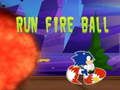 Gioco Corri davanti alla palla di fuoco  in linea