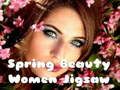 Gioco Puzzle da donna di bellezza primaverile  in linea