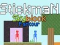 Gioco Stickman Skyblock Parkour in linea