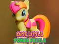 Gioco Puzzle di piccoli pony carini  in linea