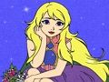 Gioco Glitter per il libro da colorare della principessa  in linea