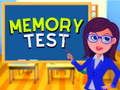 Gioco Test di memoria  in linea
