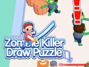Gioco Puzzle di disegno dell'assassino di zombi  in linea