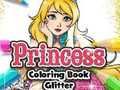 Gioco Glitter per il libro da colorare della principessa  in linea
