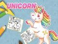 Gioco Libro da colorare di unicorno  in linea