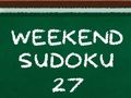 Gioco Sudoku del fine settimana 27  in linea