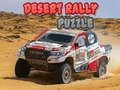 Gioco Puzzle del rally nel deserto  in linea