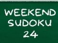 Gioco Sudoku del fine settimana 24  in linea