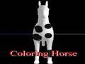 Gioco Cavallo da colorare  in linea
