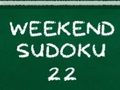 Gioco Sudoku del fine settimana 22  in linea