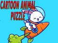 Gioco Puzzle di animali dei cartoni animati  in linea