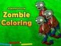 Gioco 4Colorazione di zombi a terra di gioco  in linea