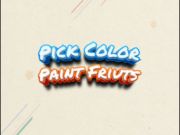 Gioco Scegli Frutta di vernice colorata  in linea