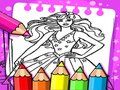 Gioco Libro da colorare Barbie  in linea