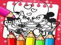 Gioco Libro da colorare di Topolino  in linea