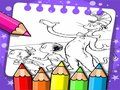 Gioco Gatto nel libro da colorare del cappello  in linea