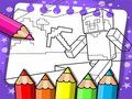 Gioco Libro da colorare di Minecraft  in linea