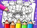 Gioco Libro da colorare delle tartarughe ninja  in linea