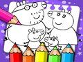 Gioco Libro da colorare di Peppa Pig  in linea