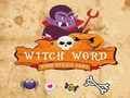 Gioco Gioco di puzzle di Halloween con la parola strega  in linea
