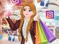 Gioco Anna farfalla dei social media  in linea