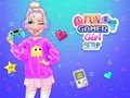 Gioco Configurazione divertente della ragazza del giocatore  in linea