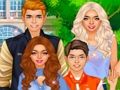 Gioco Vestire la famiglia da superstar  in linea