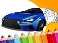 Gioco Libro da colorare di auto di lusso giapponesi  in linea