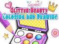 Gioco Glitter bellezza da colorare e disegnare  in linea