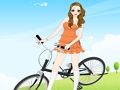 Gioco Vestito da ragazza in bicicletta  in linea