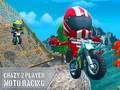Gioco Moto da corsa pazzesca per 2 giocatori in linea Gioco Moto da corsa pazzesca per 2 giocatori in linea