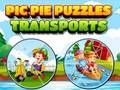 Gioco Pic Pie Puzzle Trasporti  in linea