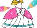 Gioco Colorazione del vestito glitterato  in linea