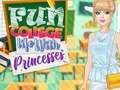 Gioco Divertente vita universitaria con le principesse  in linea