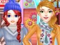 Gioco Moda invernale vestire  in linea