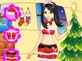 Gioco Vestire la ragazza di Natale  in linea