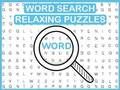 Gioco Ricerca di parole Puzzle rilassanti  in linea