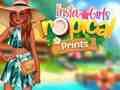 Gioco Insta Girls Stampe tropicali  in linea