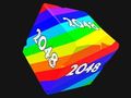 Gioco Cubi 2048 3D con i numeri  in linea