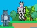 Gioco Ippopotamo contro mostro mucca  in linea