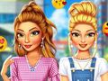 Gioco Completi jeans strappati da super ragazze  in linea