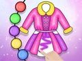 Gioco Libro da colorare: vestiti  in linea